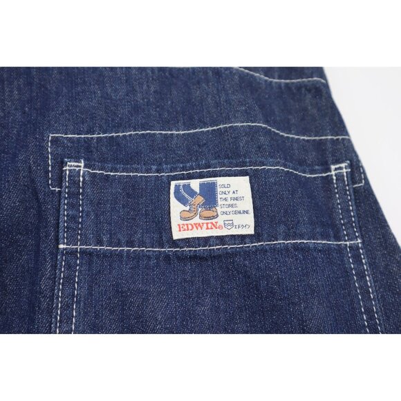 Edwin Medium Denim Baggy Pants With Multiple Pockets & Relaxed Fit - Picture 16 of 16